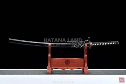 Aotian Katana with Damascus steel blade
