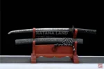 Gray Samurai Katana with BO-HI