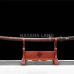 Kenshi no Akai Tachi samurai katana with manganese blade