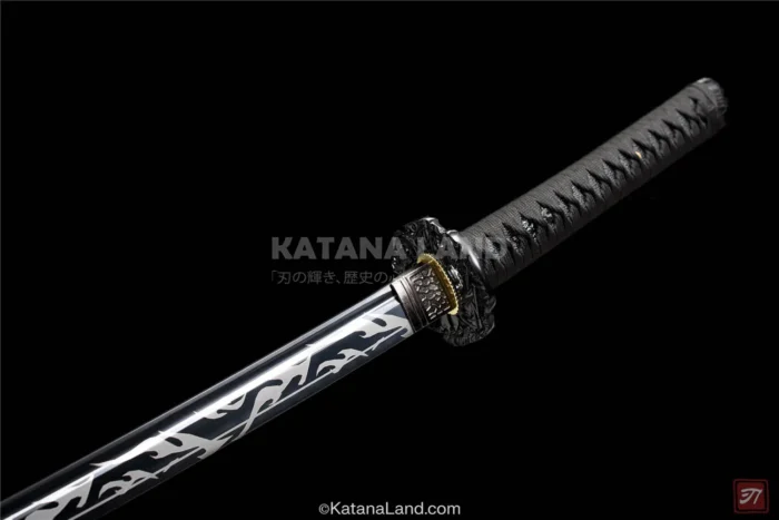 Purple-bladed samurai katana