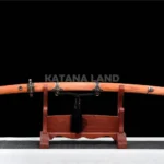 Kiku Ichimonji Tachi - Crimson Wood Edition katana