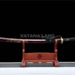 Kenshi no Yūrei katana with Damascus steel blade