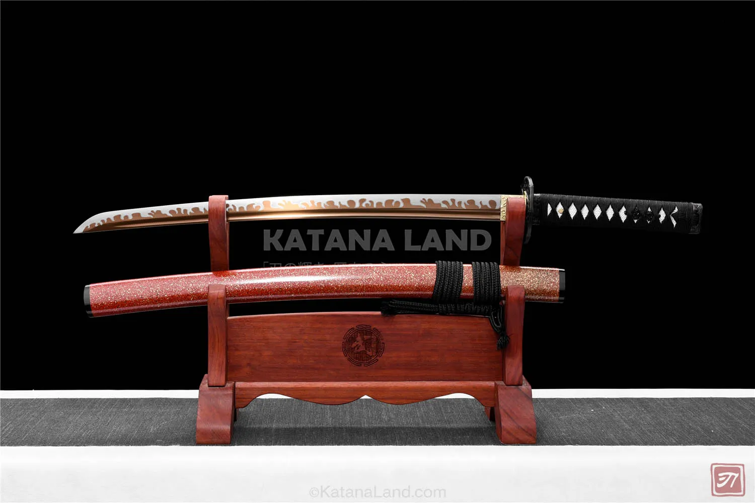 Red Samurai Katana featuring BO-HI