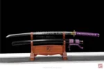 Black Hamon Samurai Katana