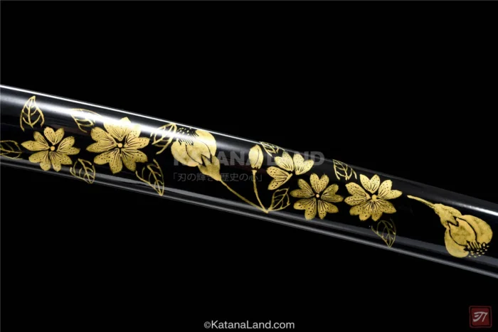 Durable Black Blade Samurai Katana