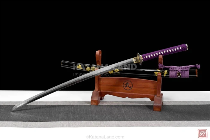 Kiku no Kaze Black Katana Sword