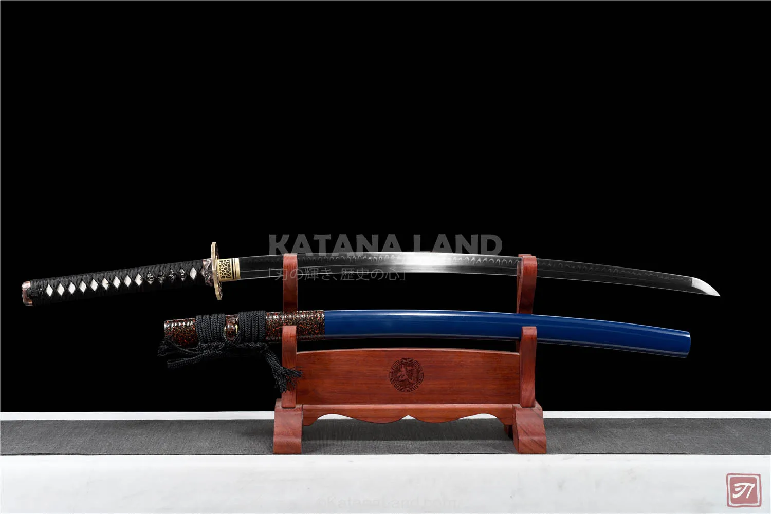 Blue Hamon Samurai Katana with T10 Steel