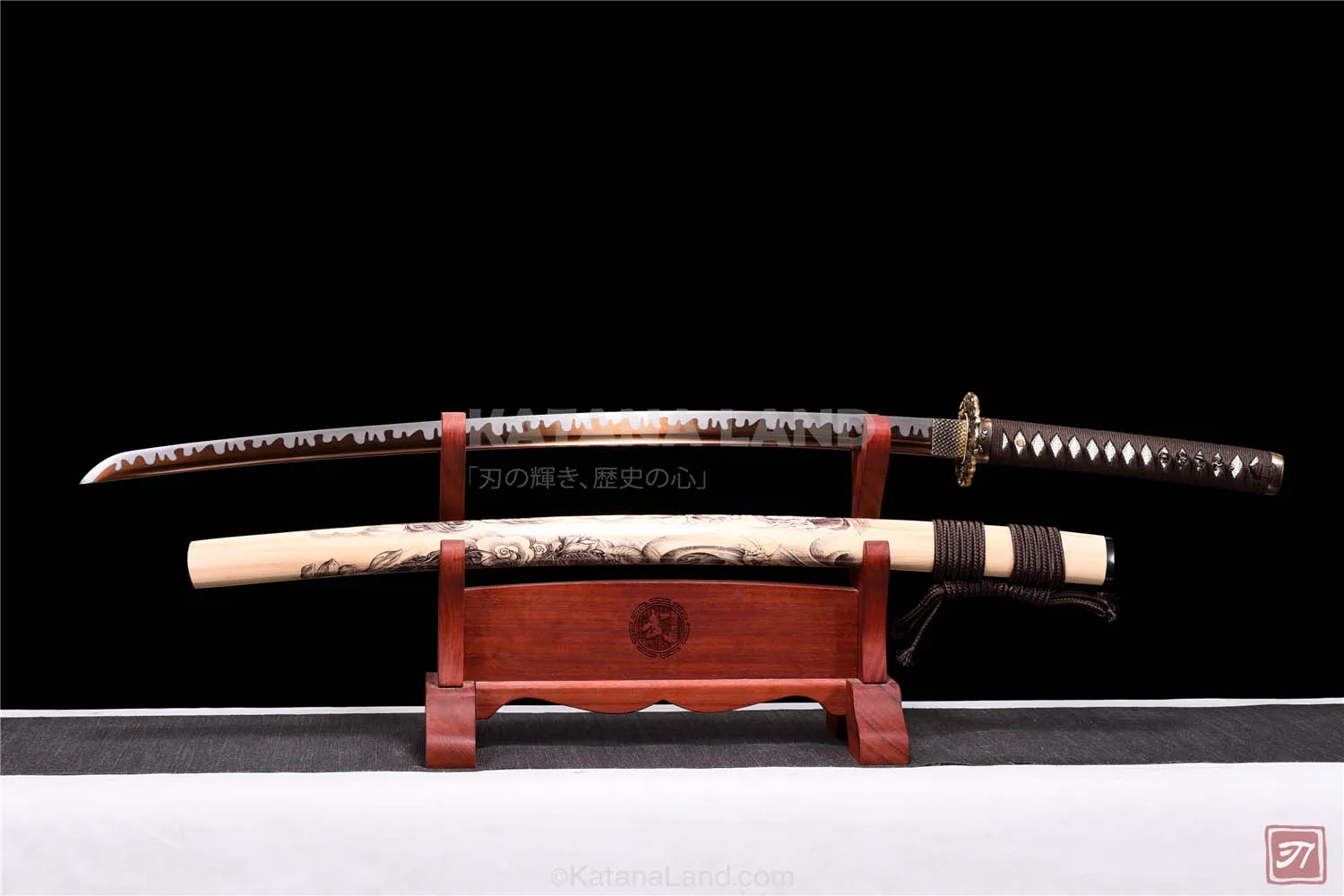 Yellow Samurai Katana with BO-HI