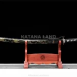 Crane of Eternity Katana with Damascus Steel Blade