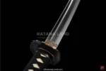 Elegant Red Samurai Katana with BO-HI Design