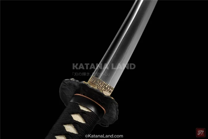 Elegant Red Samurai Katana with BO-HI Design