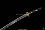 Vibrant Red Katana Sword with Authentic Features