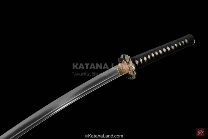 Vibrant Red Katana Sword with Authentic Features