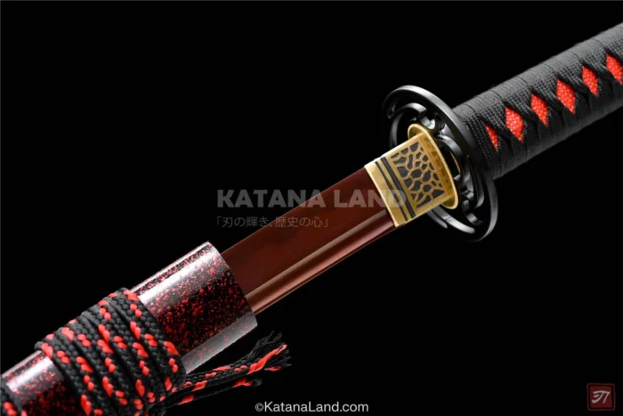 Sleek Black Finish on Matsuda Kikumoto Sword