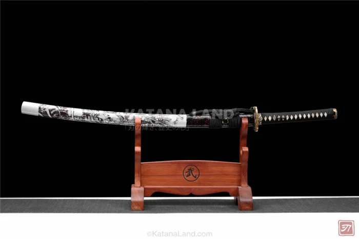 Akahagane Katana with T10 Steel Blade