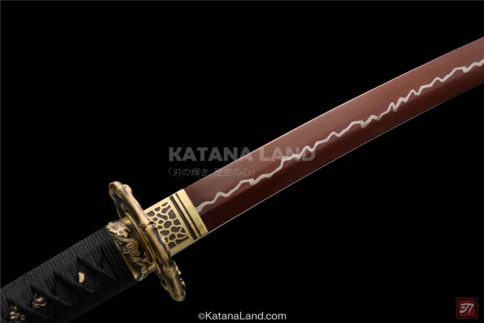 Akarenhebi samurai sword with exceptional craftsmanship