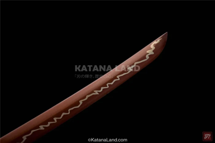 Authentic Japanese katana featuring manganese blade