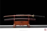 Black samurai katana with unique design