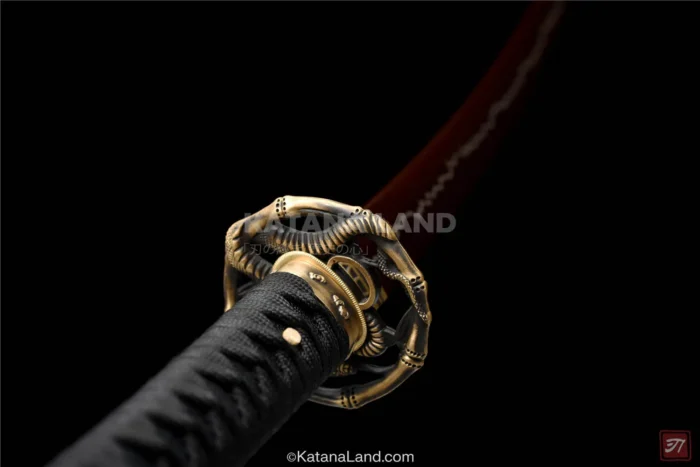 Elegant black katana perfect for display