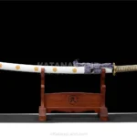 Peach Orchard Byakuryū Katana with T10 Steel Blade