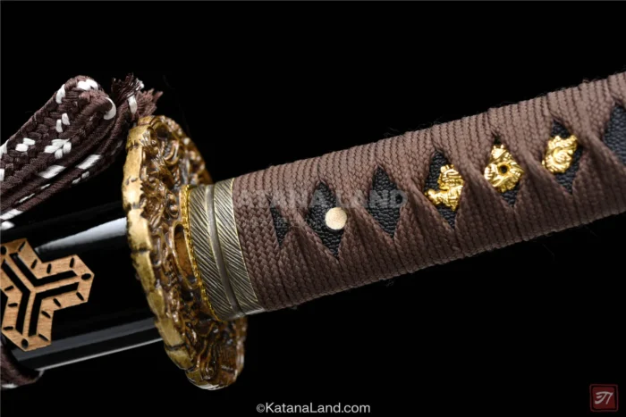 Sleek Black Katana Design