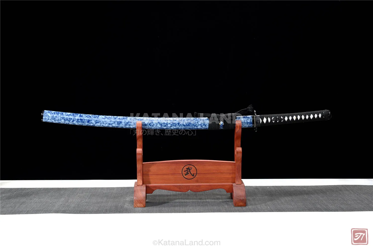 Crystal Phoenix of Ice Katana with T10 Steel Blade