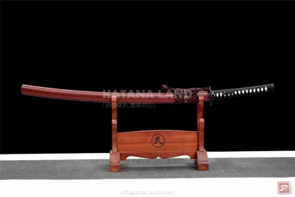 Bloodthirsty Katana with Damascus steel blade