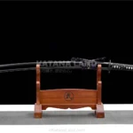 Yūran no Tachi katana with Damascus steel blade
