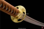 Elegant Gold Katana with BO-HI Features