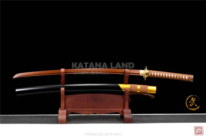 Gold Samurai Katana with BO-HI