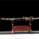 Kikyo no Tachi black katana with manganese blade