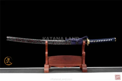 Izumonokami Kanesada katana with Damascus steel blade