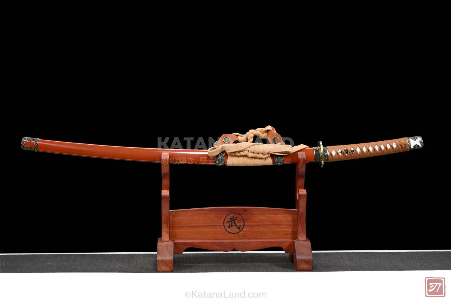 Yoshida Tachi Kensei samurai katana with spring steel blade