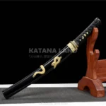 Golden Serpent Tanto with High Carbon Steel Blade