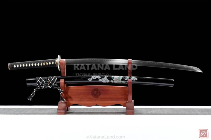 Black Hamon Samurai Katana
