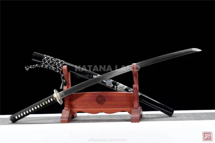 Stunning black finish Fūrai-shin Katana