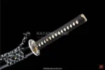 Traditional black Japanese Katana swords