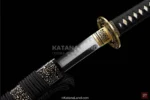 Black-colored katana for martial arts