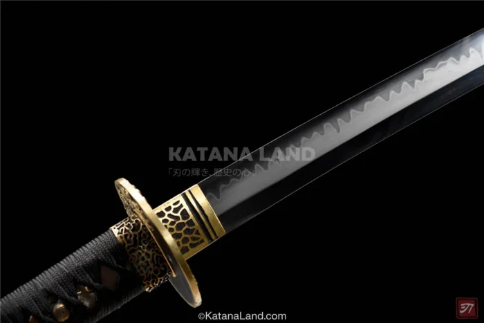 Samurai sword with unique hamon