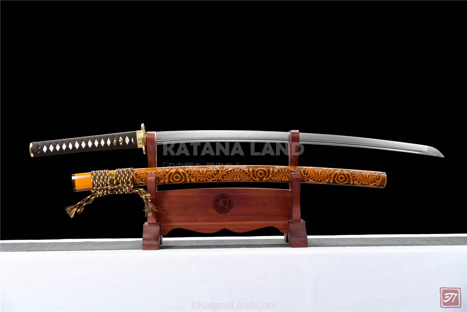 Orange Samurai Katana featuring BO-HI