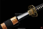 Stylish Gold Samurai Sword for Cosplay