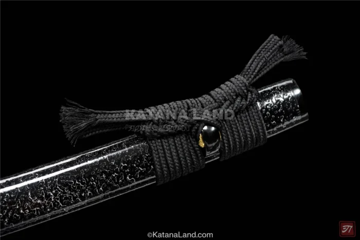 Exquisite Black Katana for Display