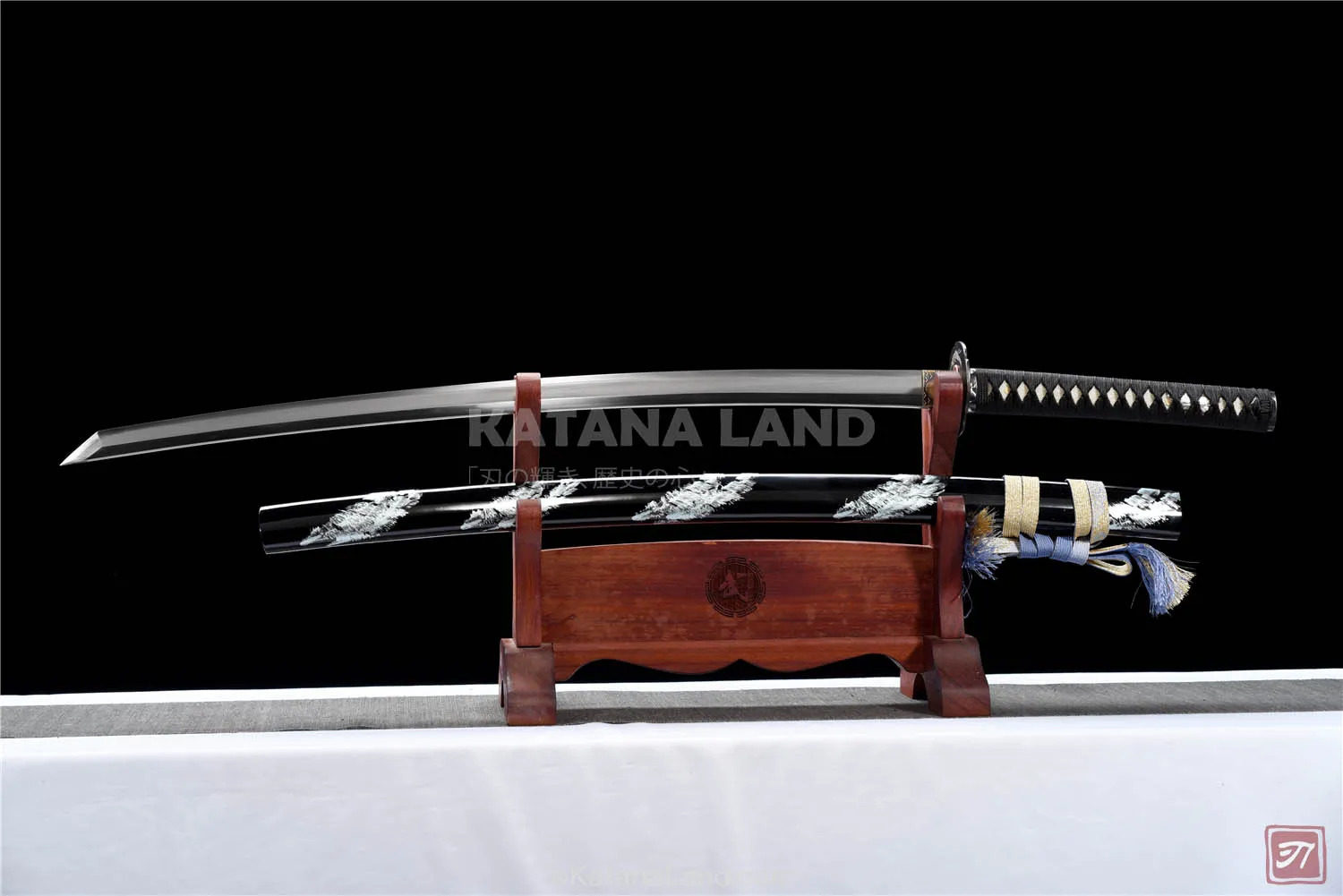 Black Samurai Katana with Elegant Design