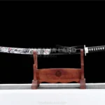 Yenryū Katana with Damascus steel blade