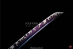 Silver Blade Samurai Katana with Unique Features