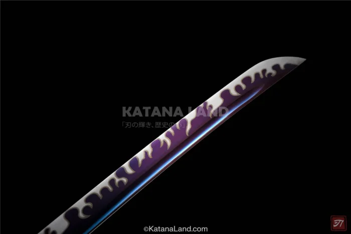 Silver Blade Samurai Katana with Unique Features