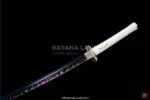 Silver Oni Akai Katana for Martial Arts