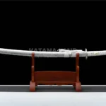 Silver Oni Akai Katana with Manganese Blade