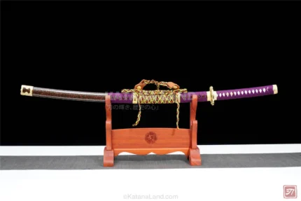 Murasaki Kawa Tachi samurai katana with manganese blade