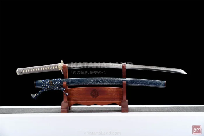 Purple Ryuk Katana featuring Hamon